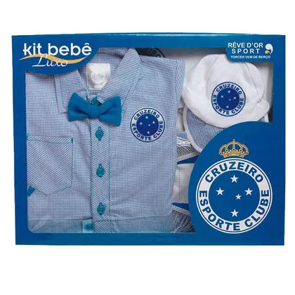 Kit Saída Maternidade Cruzeiro Luxo Meninos Oficial - Revedor