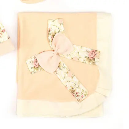 Kit Saída Maternidade Conjunto Menina Charmosinha Luxo 05 Peças 100% Algodão - Amora Amor Enxovais