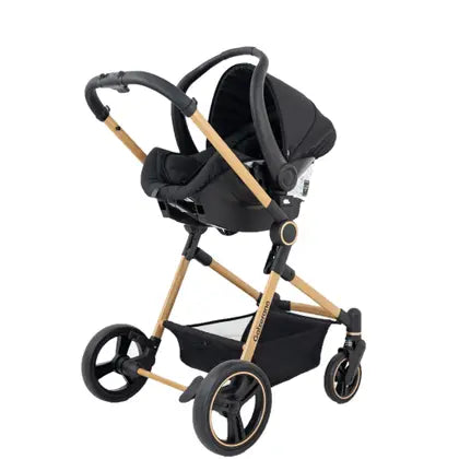 Carrinho de Bebê Ivy Gold Berço-Passeio e Moisés Galzerano