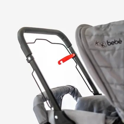 Carrinho De Bebê Passeio Vira Berço Com Alça Reversível Menino Menina - Kk Bebe