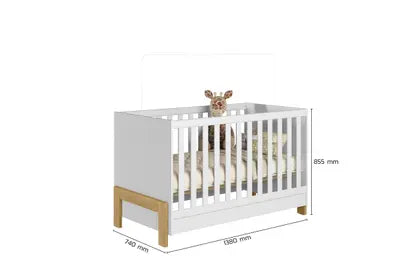 Conjunto Quarto de Bebê Fantasia Completo Berço Americano Vira Cama e Cômoda - Maxi Do Brasil