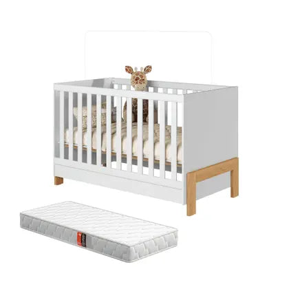 Conjunto Quarto de Bebê Fantasia Completo Berço Americano Vira Cama e Cômoda - Maxi Do Brasil