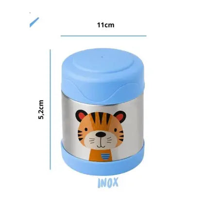 Kit Alimentação Infantil Completo Tigre com Térmicos - CLINGO