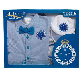 Kit Saída Maternidade Cruzeiro Luxo Meninos Oficial - Revedor