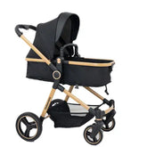 Carrinho de Bebê Ivy Gold Berço-Passeio e Moisés Galzerano