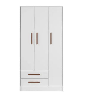 Jogo de Quarto para Bebê Completo Floc com Rodízios Branco - MoveisAqui