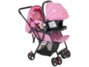Carrinho de Bebê Reversível com Bebê Conforto Avanti Travel System Owen 6 Rodas 15kg