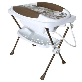 Banheira Para Bebe Banho Premium Com Suporte e trocador 20 Litros Panda - Galzerano