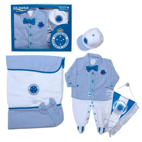Kit Saída Maternidade Cruzeiro Luxo Meninos Oficial - Revedor