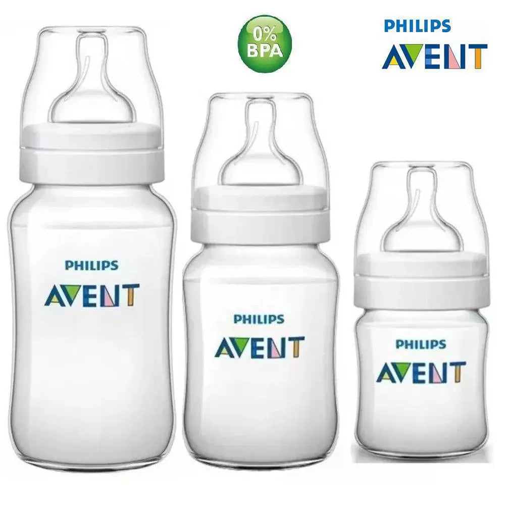 Kit Mamadeiras Anti-cólica Classica 125 260 e 330ML Philips AVENT