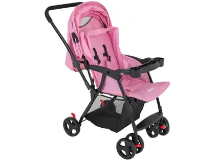 Carrinho de Bebê Reversível com Bebê Conforto Avanti Travel System Owen 6 Rodas 15kg