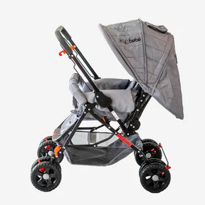 Carrinho De Bebê Passeio Vira Berço Com Alça Reversível Menino Menina - Kk Bebe