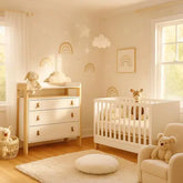 Conjunto Quarto de Bebê Fantasia Completo Berço Americano Vira Cama e Cômoda - Maxi Do Brasil